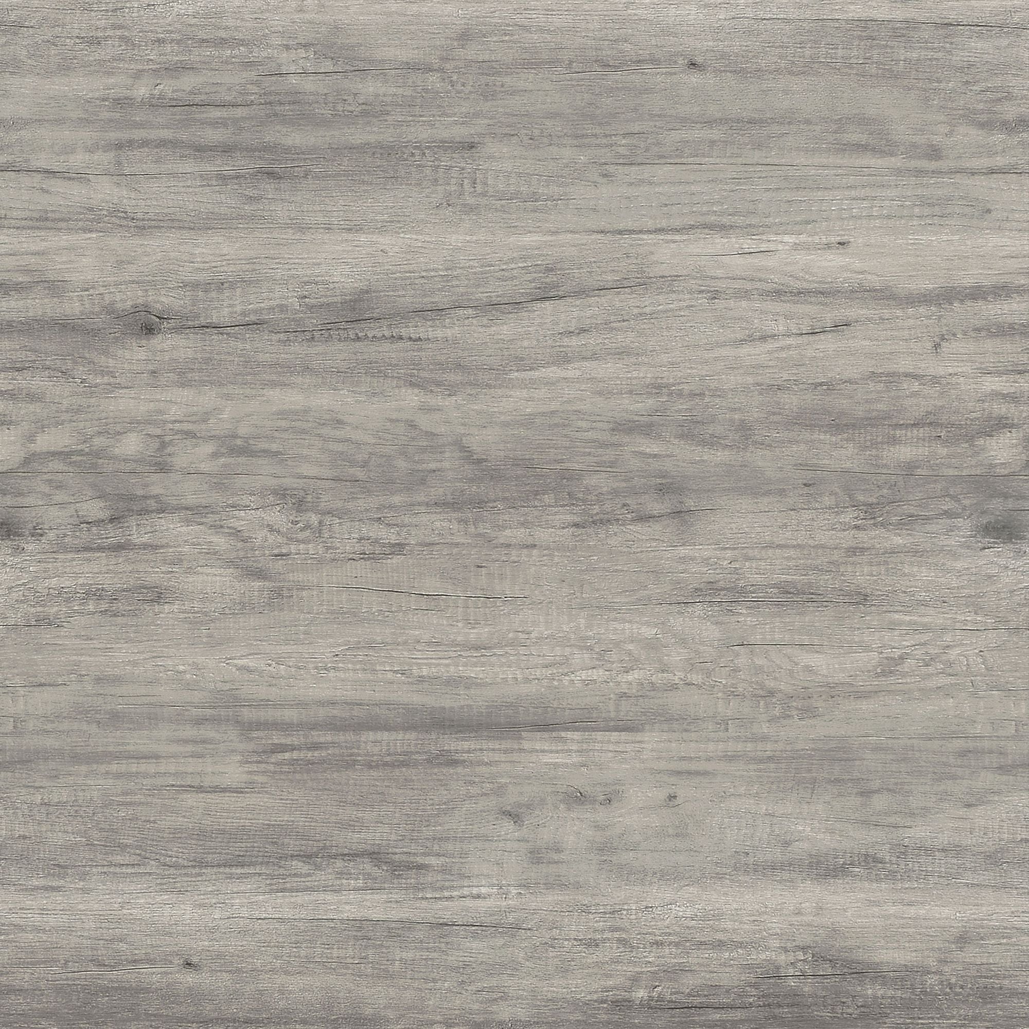 Grey Driftwood 4-Shelf Bookcase with Modern Industrial Charm