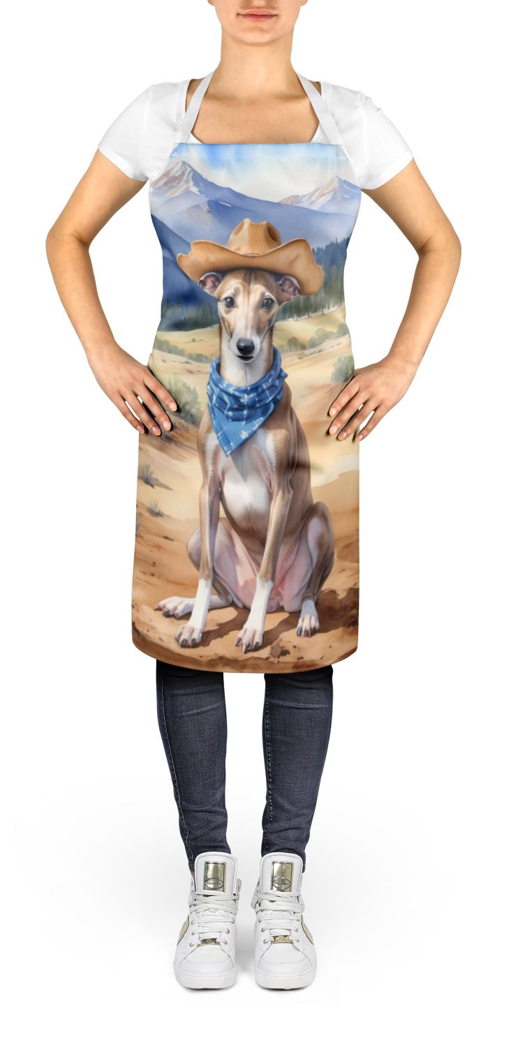 Greyhound Cowboy Welcome Bib Apron