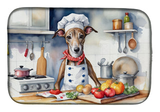 Greyhound Chef Dish-Drying Mat for the Kitchen