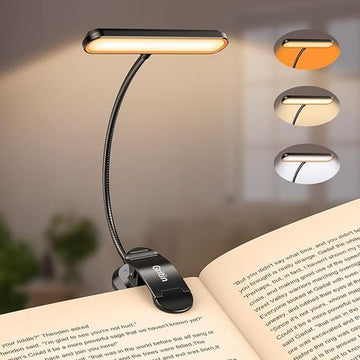 Rechargeable Clip-On Book Light with Memory