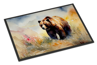 Grizzly Bear Artwork Indoor-Outdoor Doormat