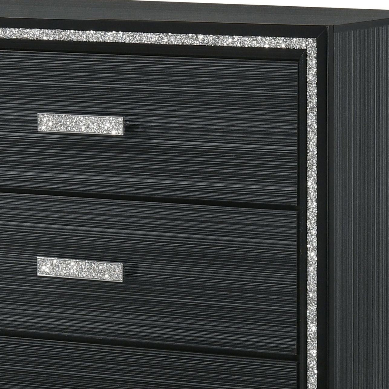 Haiden Weathered Black Six-Drawer Dresser