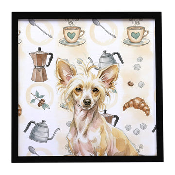 Square Framed Metal Print Wall Art,, Ready to Hang