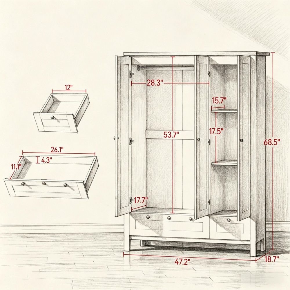 Hall Tree, Chester Dresser/Storage Cabinets/Lockers/rolling wardrobe