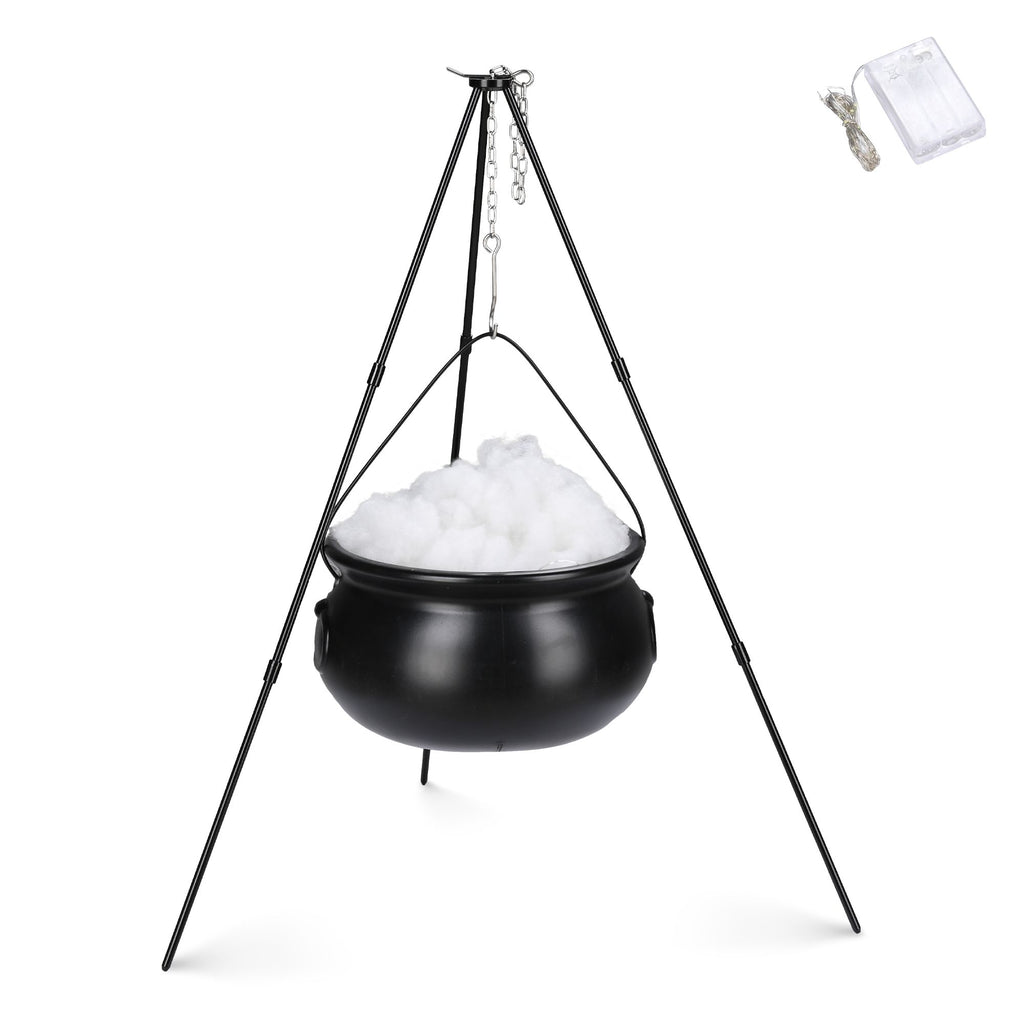 Glowing Witch's Cauldron Halloween Display