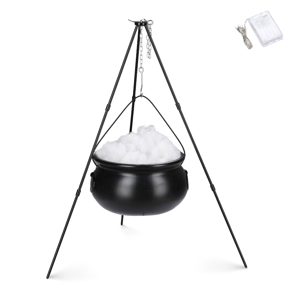 Glowing Witch's Cauldron Halloween Display