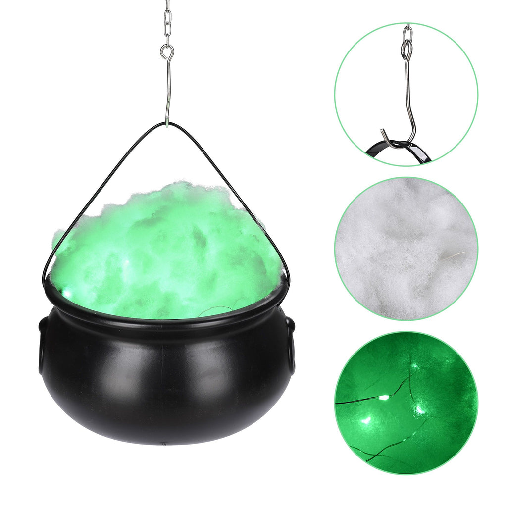 Glowing Witch's Cauldron Halloween Display