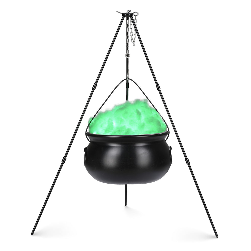 Glowing Witch's Cauldron Halloween Display