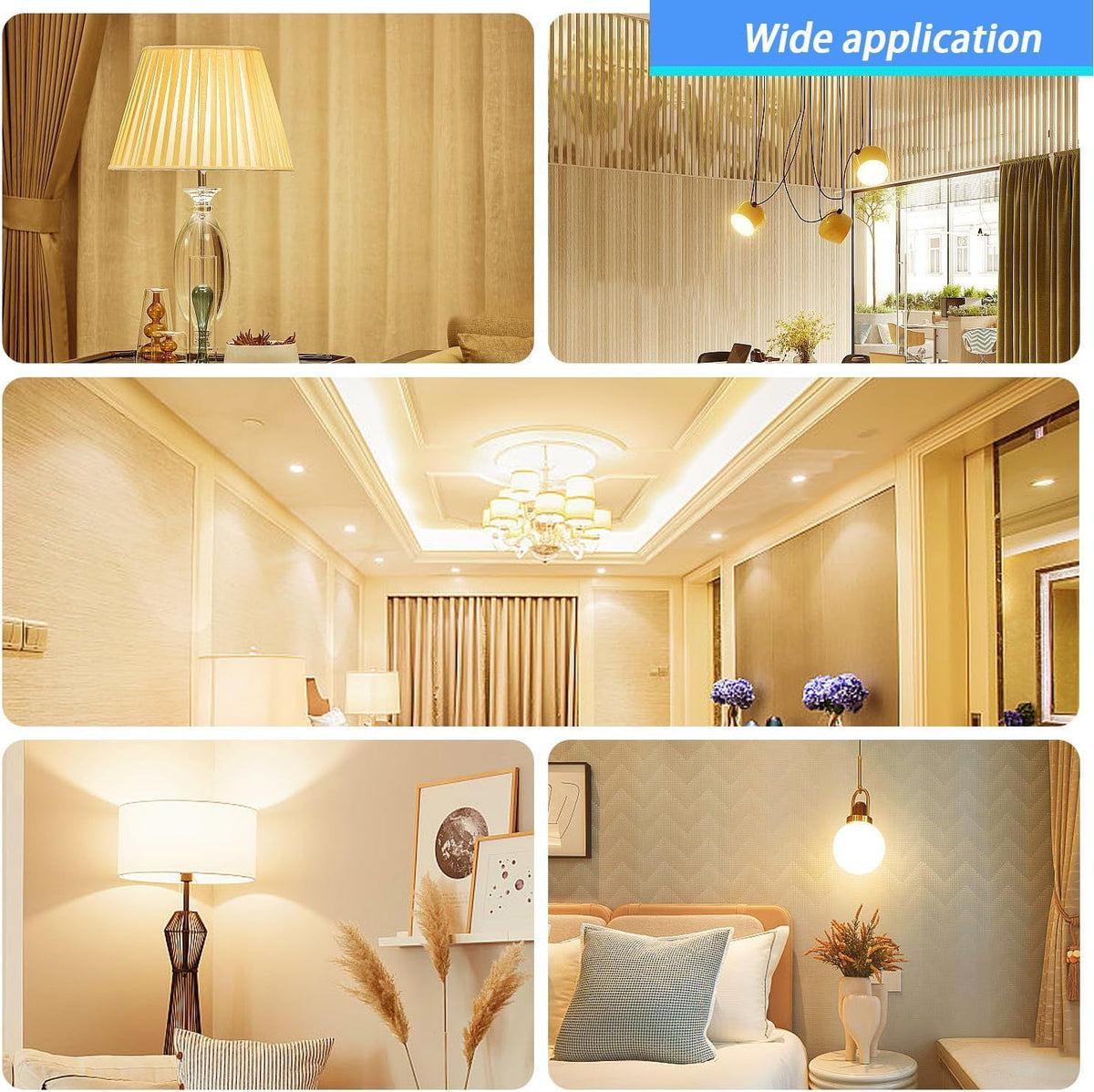 Dimmable Warm White Halogen Replacement Bulbs
