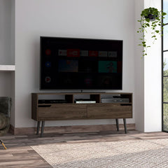 Hamburg TV Stand with Three Open Shelves and Superior Top