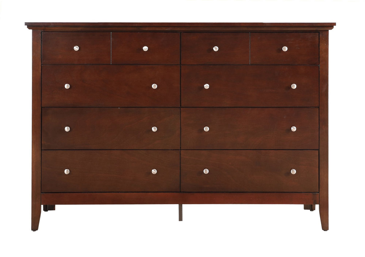 Hammond Five-Drawer Dresser in Cappuccino