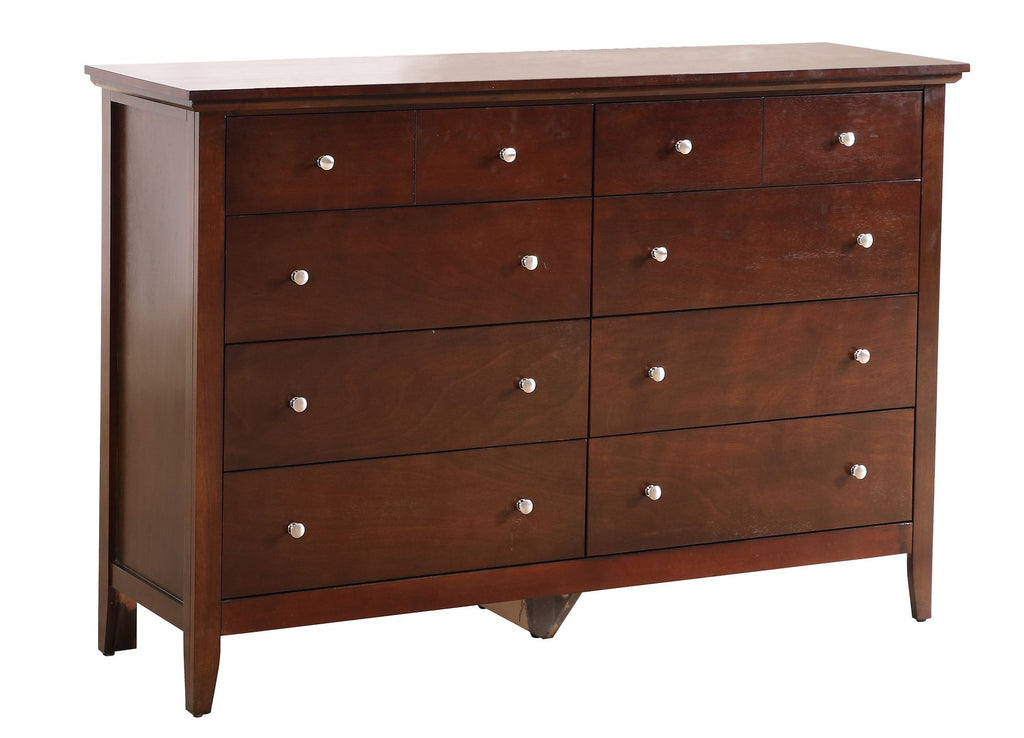 Hammond Five-Drawer Dresser in Cappuccino