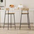 Hand-Woven Bar Stools for Relaxed Counter Seating
