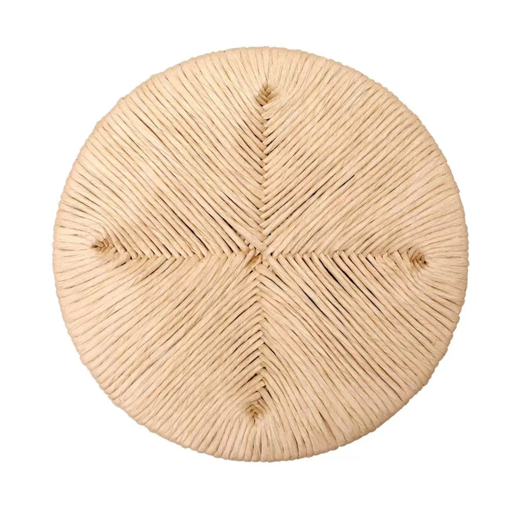 Hand-Woven Bar Stools for Relaxed Counter Seating