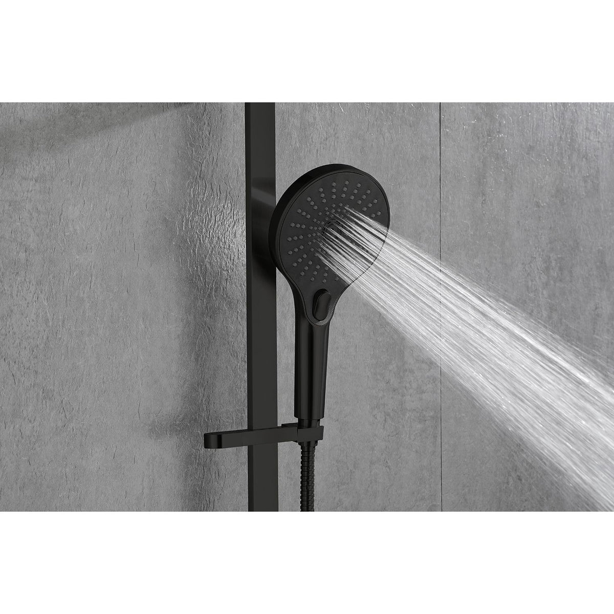 Adjustable Handheld Shower with Slide Bar and Hose