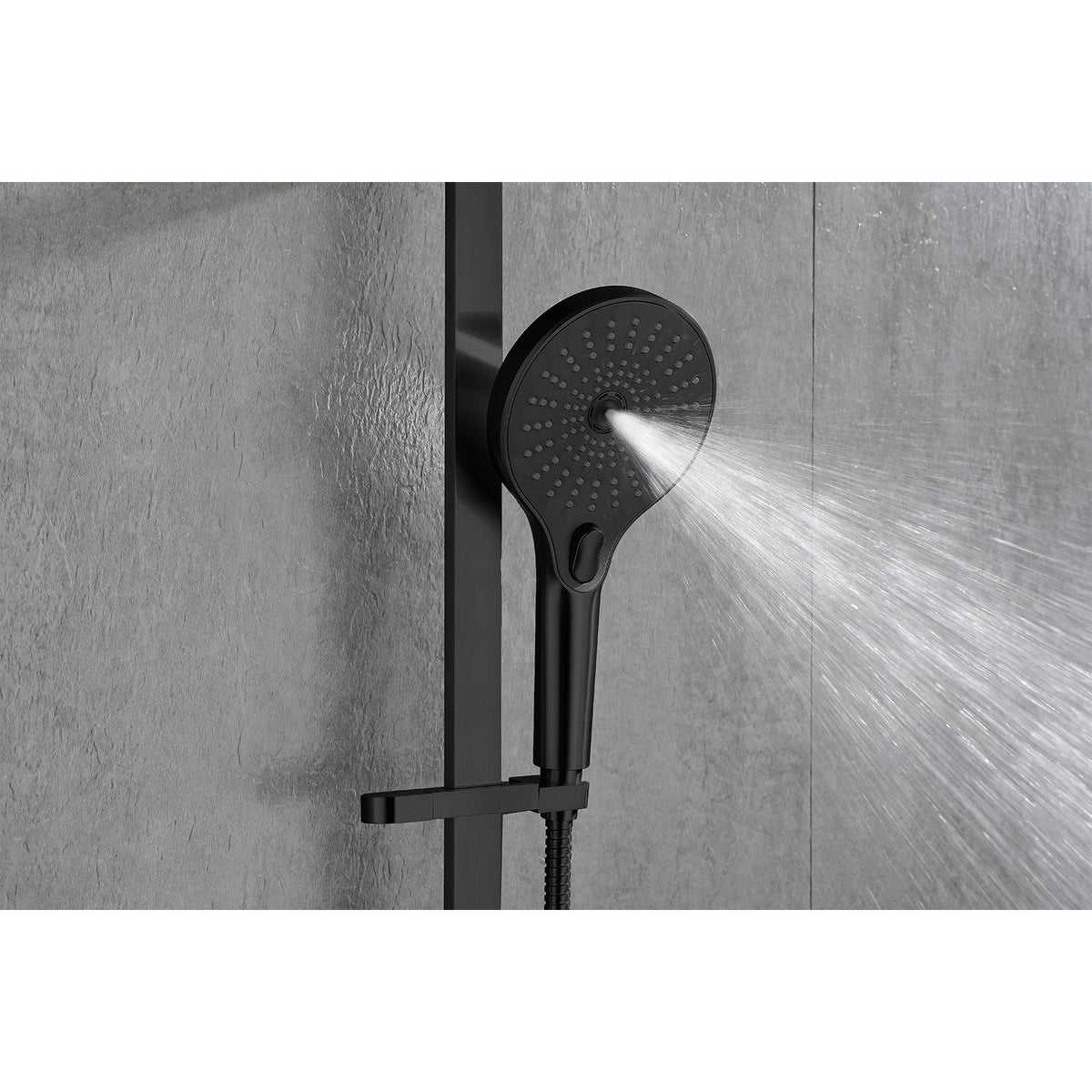Adjustable Handheld Shower with Slide Bar and Hose