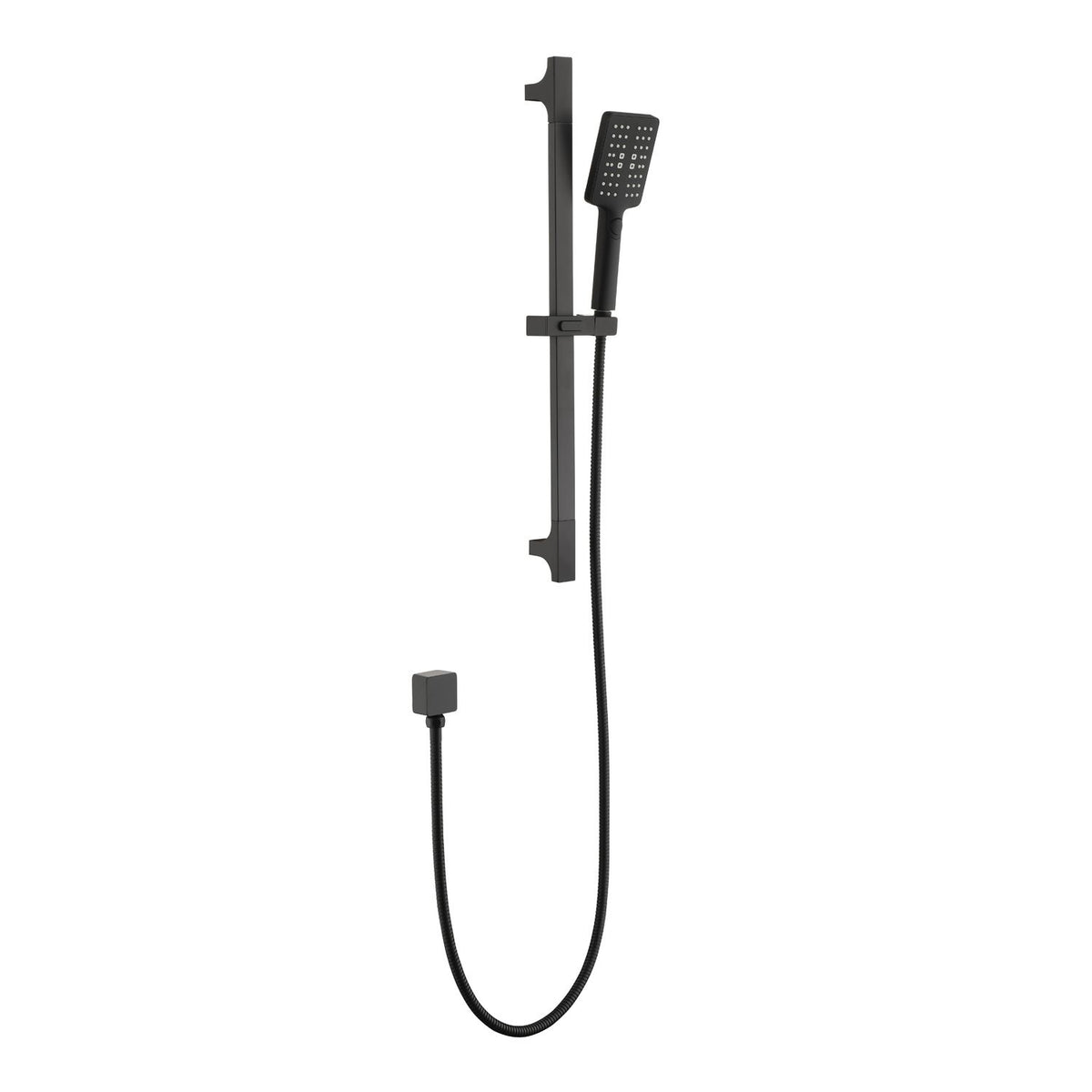 Handheld Shower with Adjustable Slide Bar and Easy-Clean Outlets
