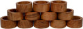 Handmade Acacia Wood Napkin Ring Set of 12 for Dining & Home Decor