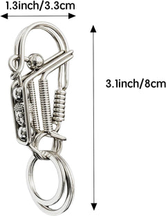 Handmade Metal Keychain Organizer for Home and Car Keys