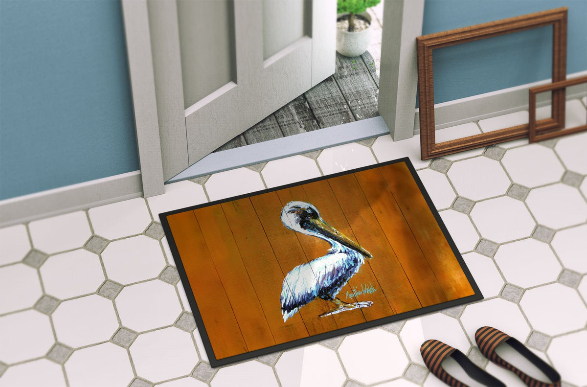 Hangin In Pelican Indoor Outdoor Artwork Doormat
