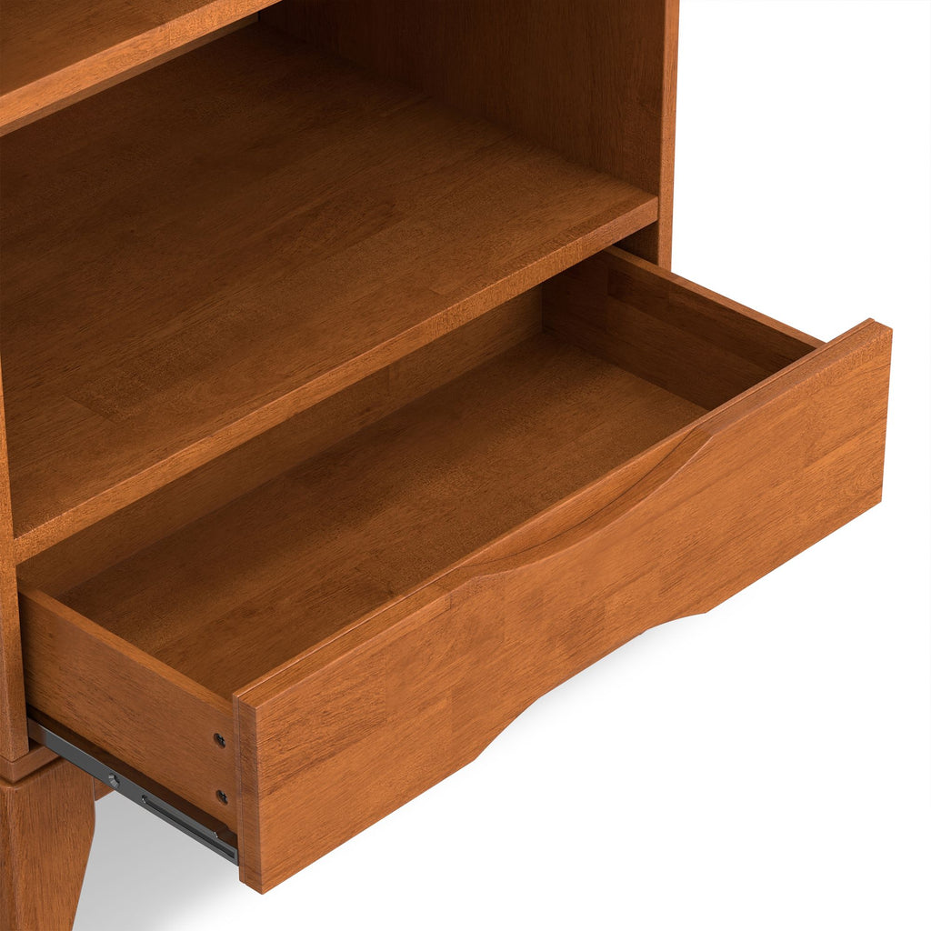 Harper Bookcase with Storage – Adjustable Shelves and Drawer