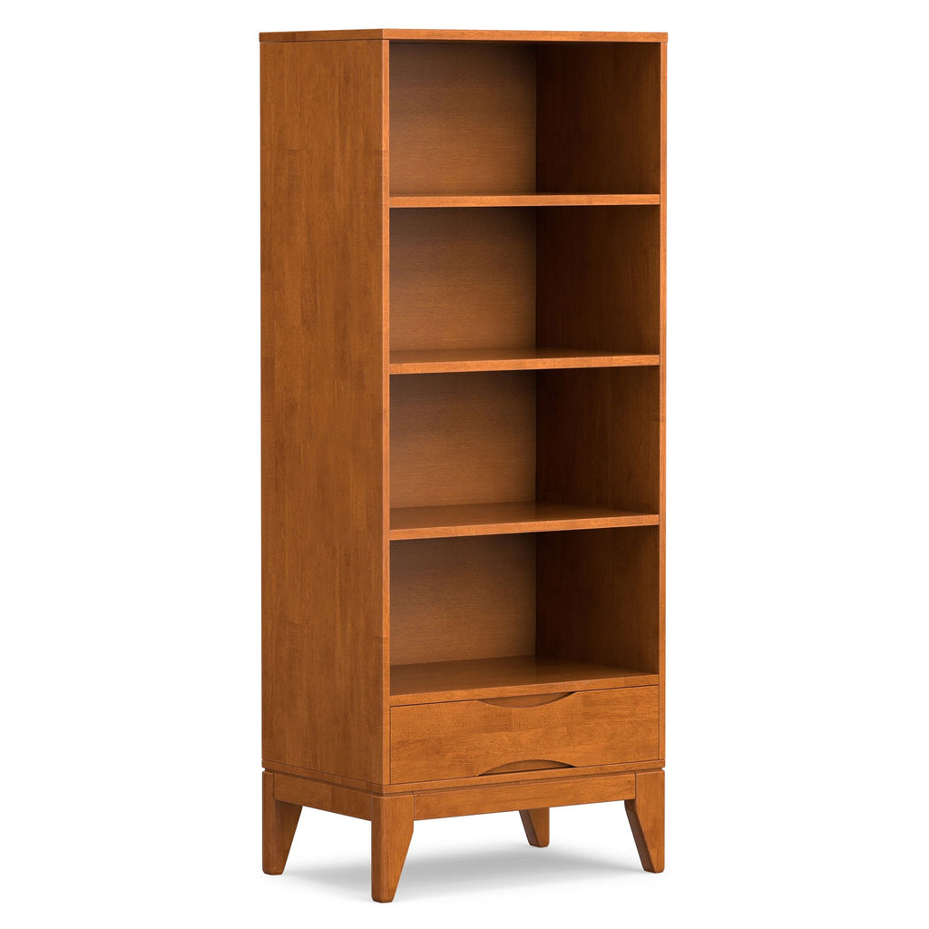 Harper Bookcase with Storage – Adjustable Shelves and Drawer
