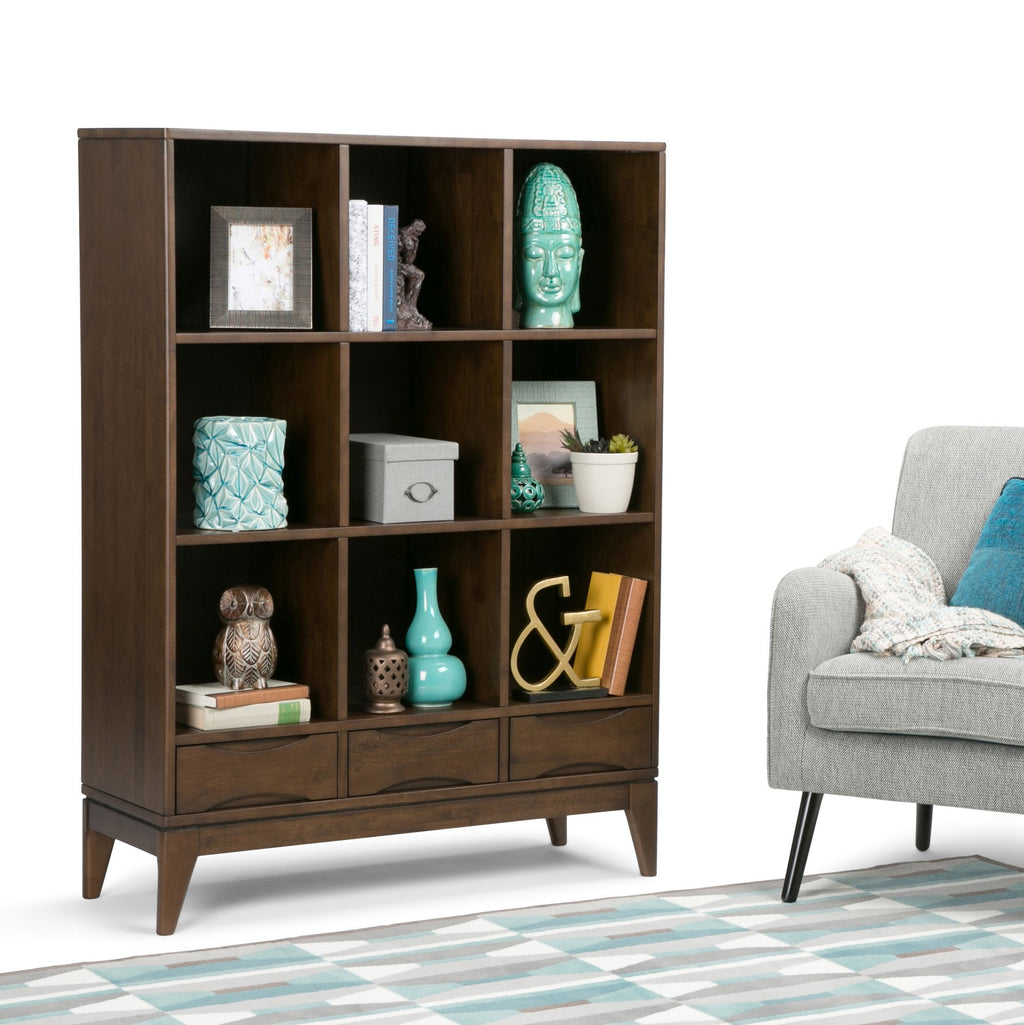 Harper Cube Storage Unit with Drawers and Display Shelves