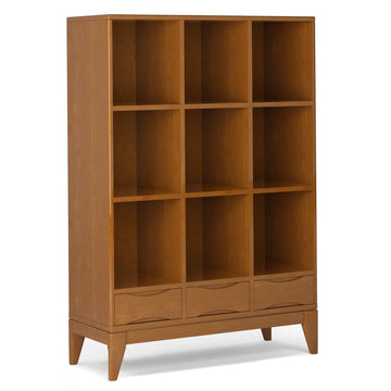 Harper Cube Storage with Open Display and Bottom Drawers