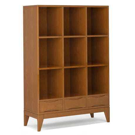 Harper Cube Storage with Open Display and Bottom Drawers
