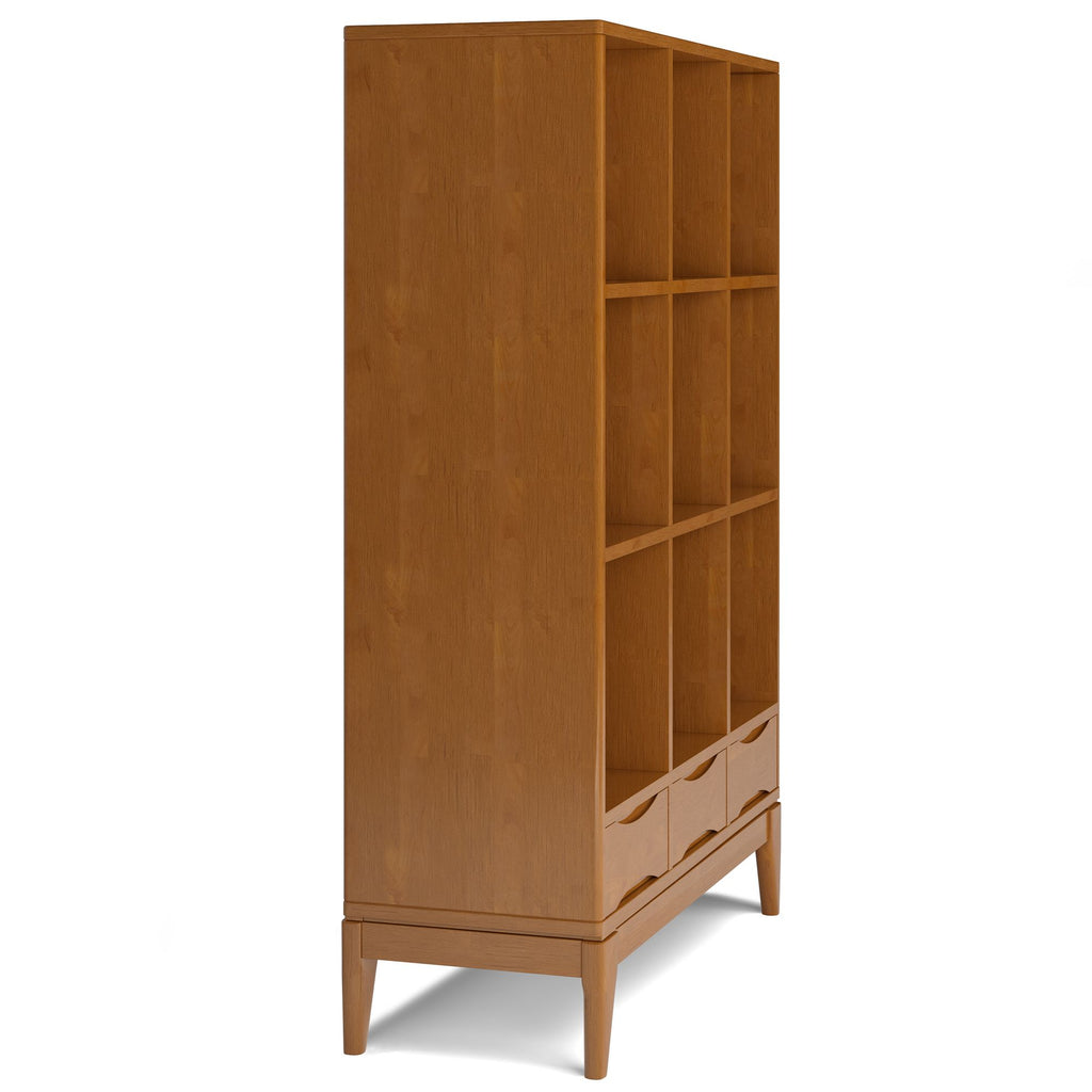 Harper Cube Storage with Open Display and Bottom Drawers