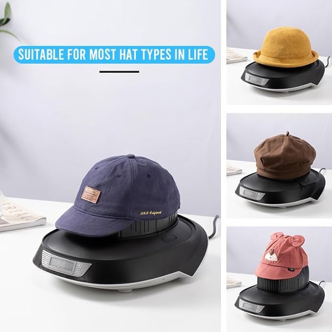 Automatic Hat & Helmet Care Machine with Steam Cleaning & Drying