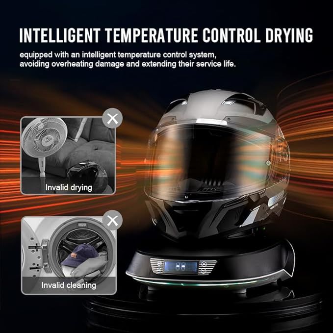 Automatic Hat & Helmet Care Machine with Steam Cleaning & Drying