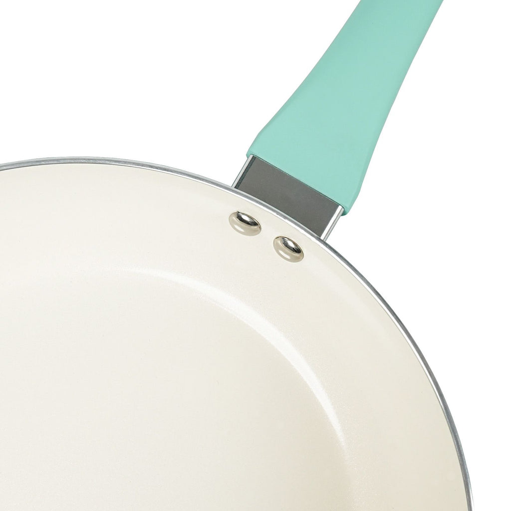 HAWOK Ceramic Non-Stick Frying Pan Set - 3 Pans, PFAS-Free, Induction Ready