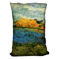 Van Gogh Haystacks Under a Rainy Sky Cushion