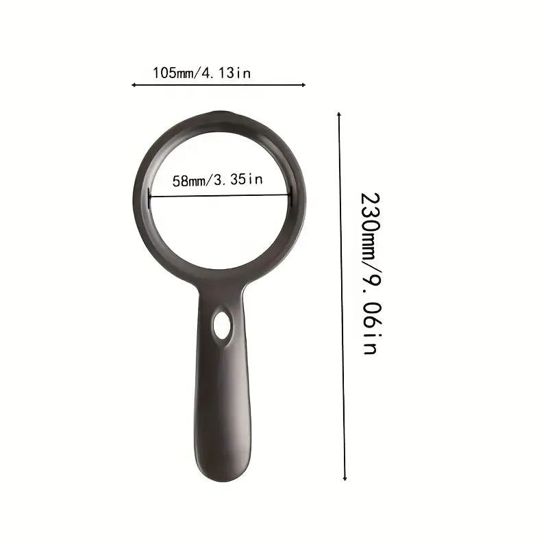 Handheld Magnifying Glass with LED Light for Reading and Repairs