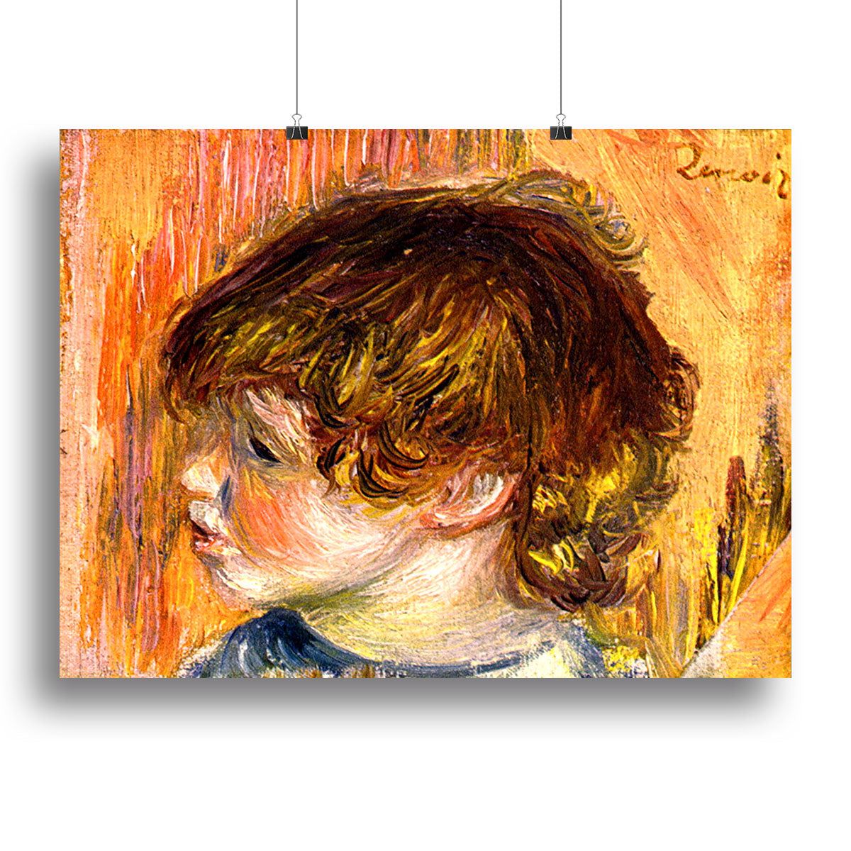 Renoir Head of a Young Girl Wall Art