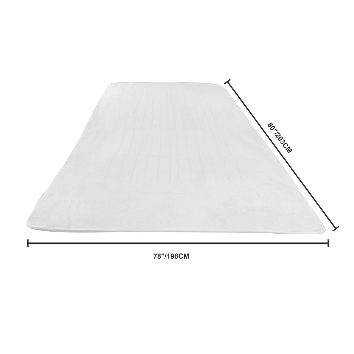 King Heated Mattress Pad with Adjustable Warmth