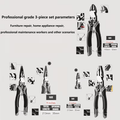 Five-in-One Combination Pliers for Wire Work