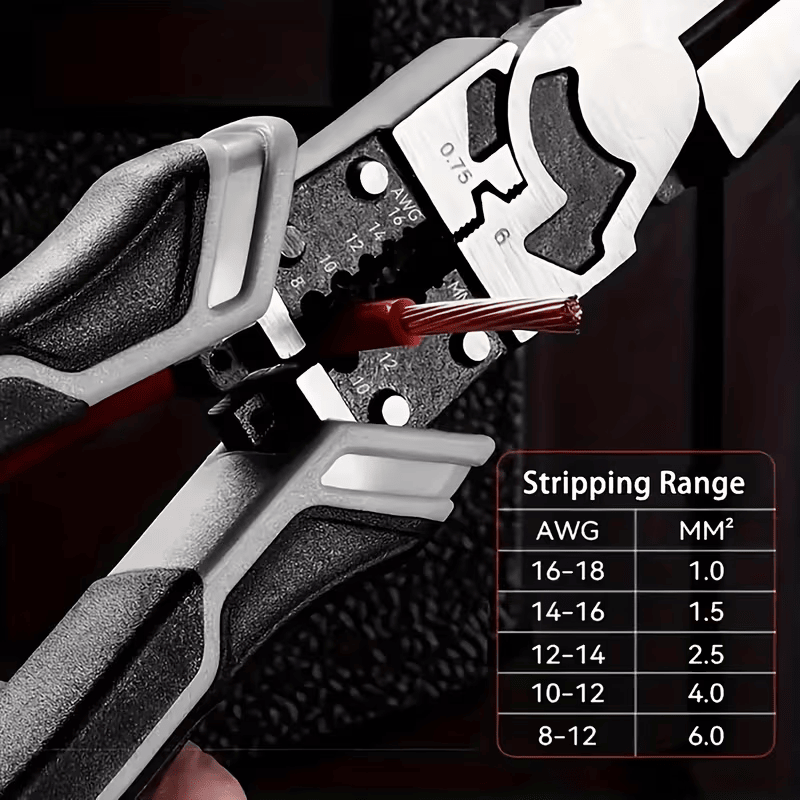 5-in-1 Multi-Purpose Pliers and Wire Cutter