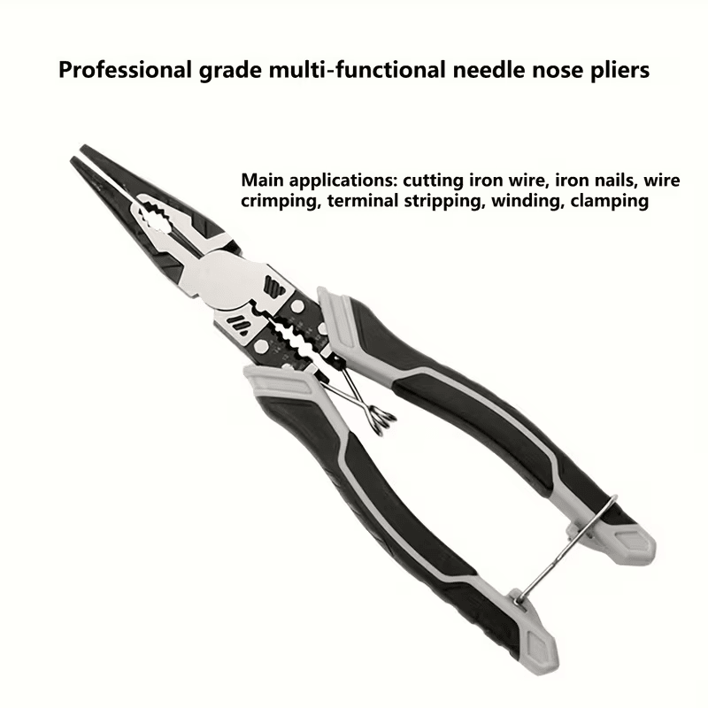 5-in-1 Multi-Purpose Pliers and Wire Cutter