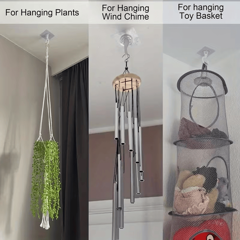 Adhesive Ceiling Hooks for Hanging Items