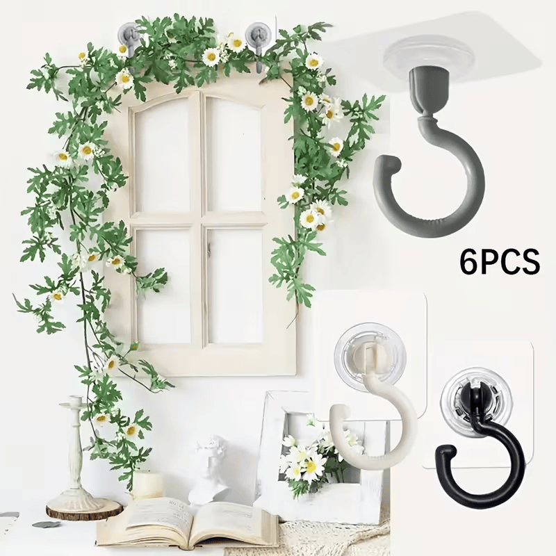 Adhesive Ceiling Hooks for Hanging Items