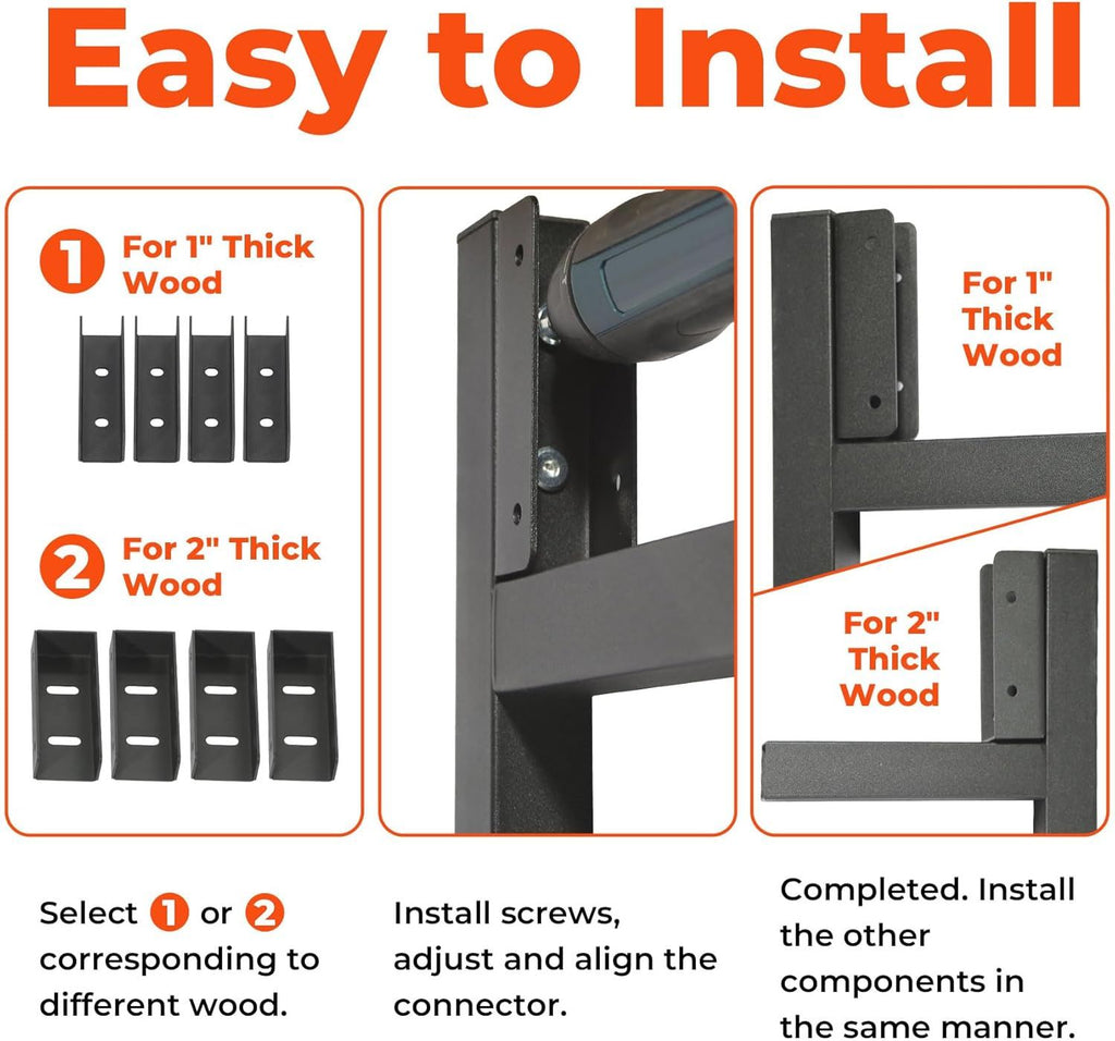 Adjustable DIY Fence Gate Kit for Custom Outdoor Projects