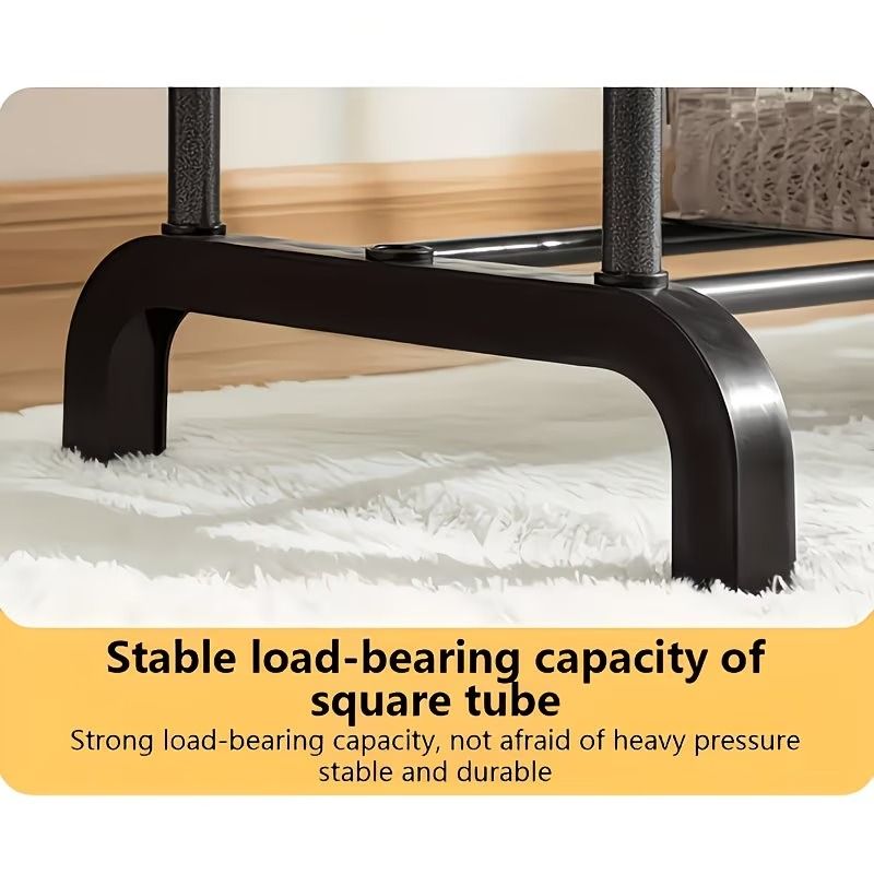 Double-Rod Freestanding Garment Rack