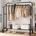 Double-Rod Freestanding Garment Rack