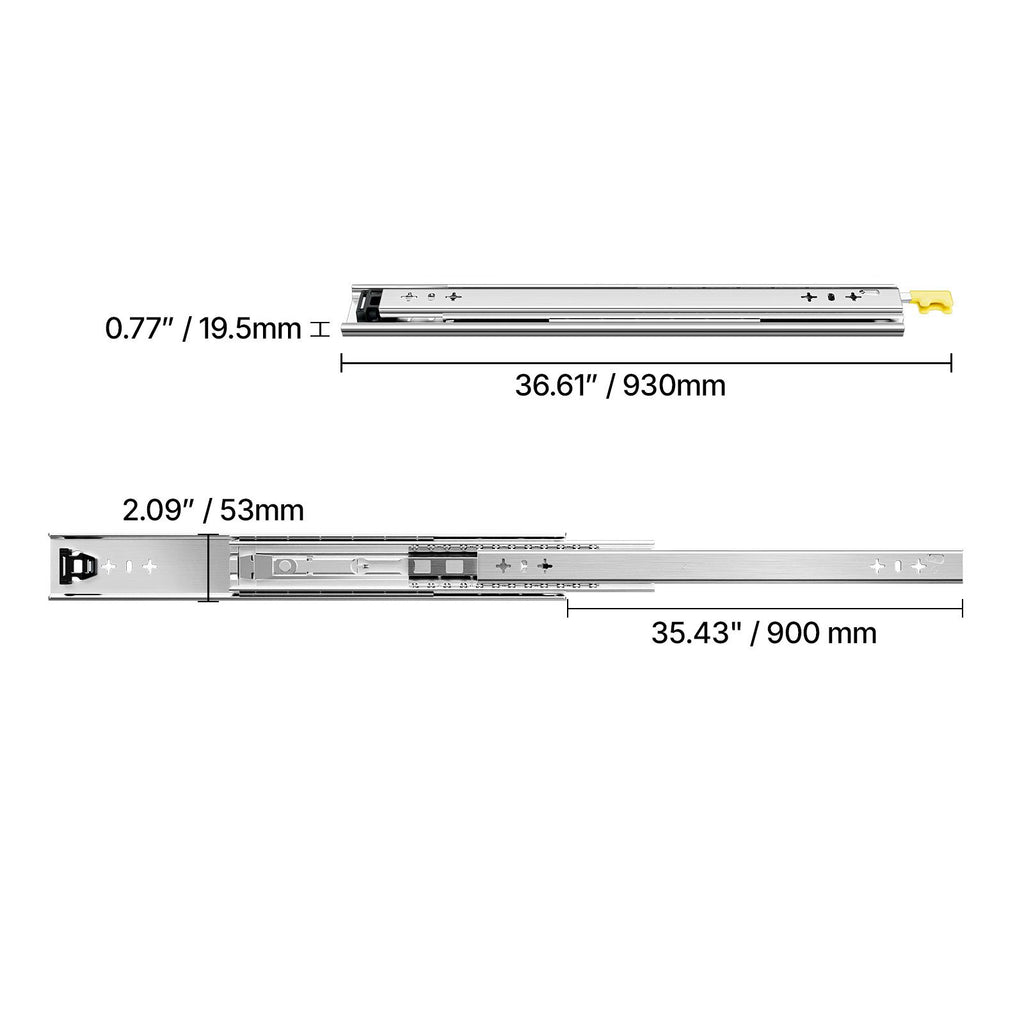 Industrial-Strength Locking Drawer Slides for practical Storage