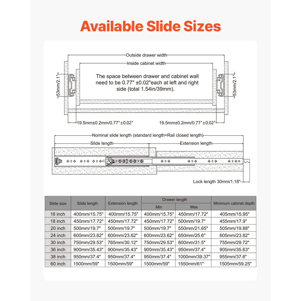 Industrial-Strength Locking Drawer Slides for practical Storage