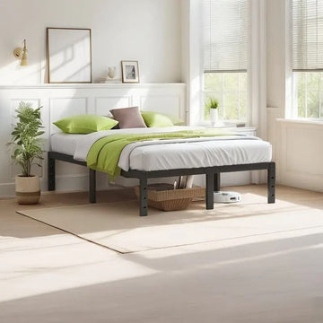 practical Metal Platform Bed Frame with Under-Bed Storage, No Box Spring Needed
