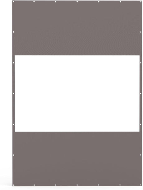 Clear-Panel Outdoor Curtain for Patio Privacy and Coverage
