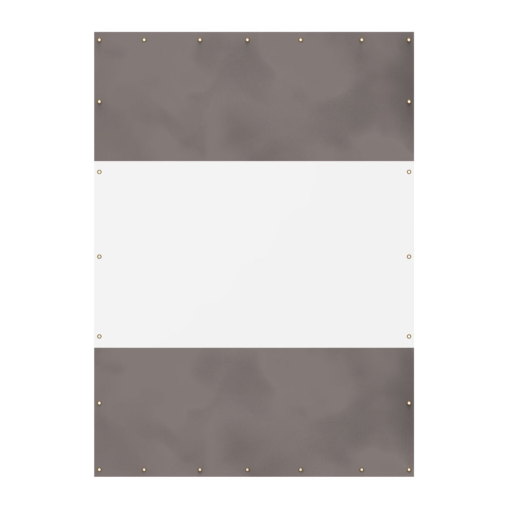 Clear-Panel Outdoor Curtain for Patio Privacy and Coverage